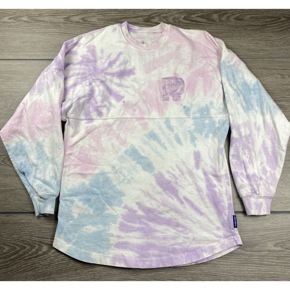 Walt Disney World Women's Pastel Tie Dye Spirit Jersey Multicolor Size XS - Picture 2 of 9